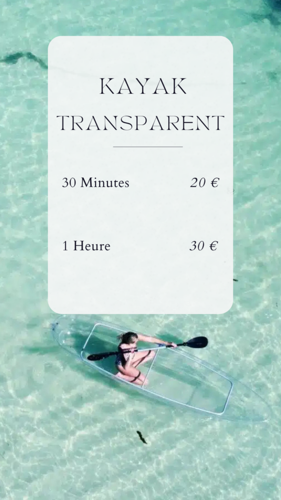 Tarifs Kayak transp FR